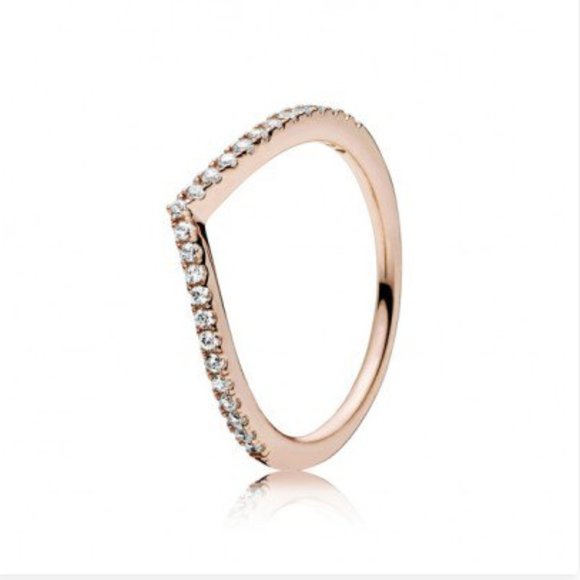 Pandora Jewelry - PANDORA // Rose Gold Shimmering Wish Ring
